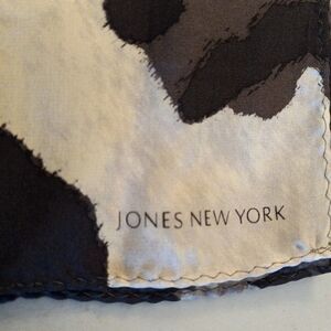 Jones New York Black and Silver Scarf